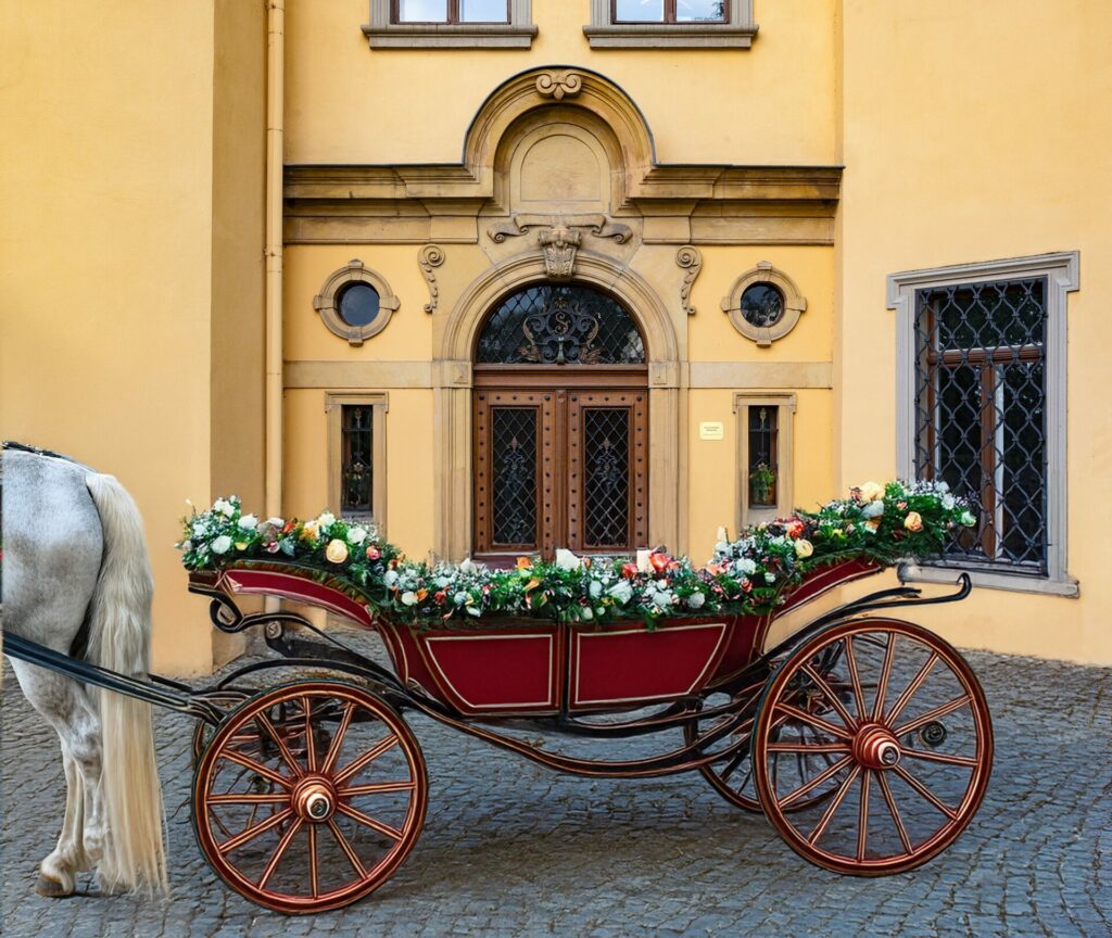 Schlosshotel Hochzeitskutsche