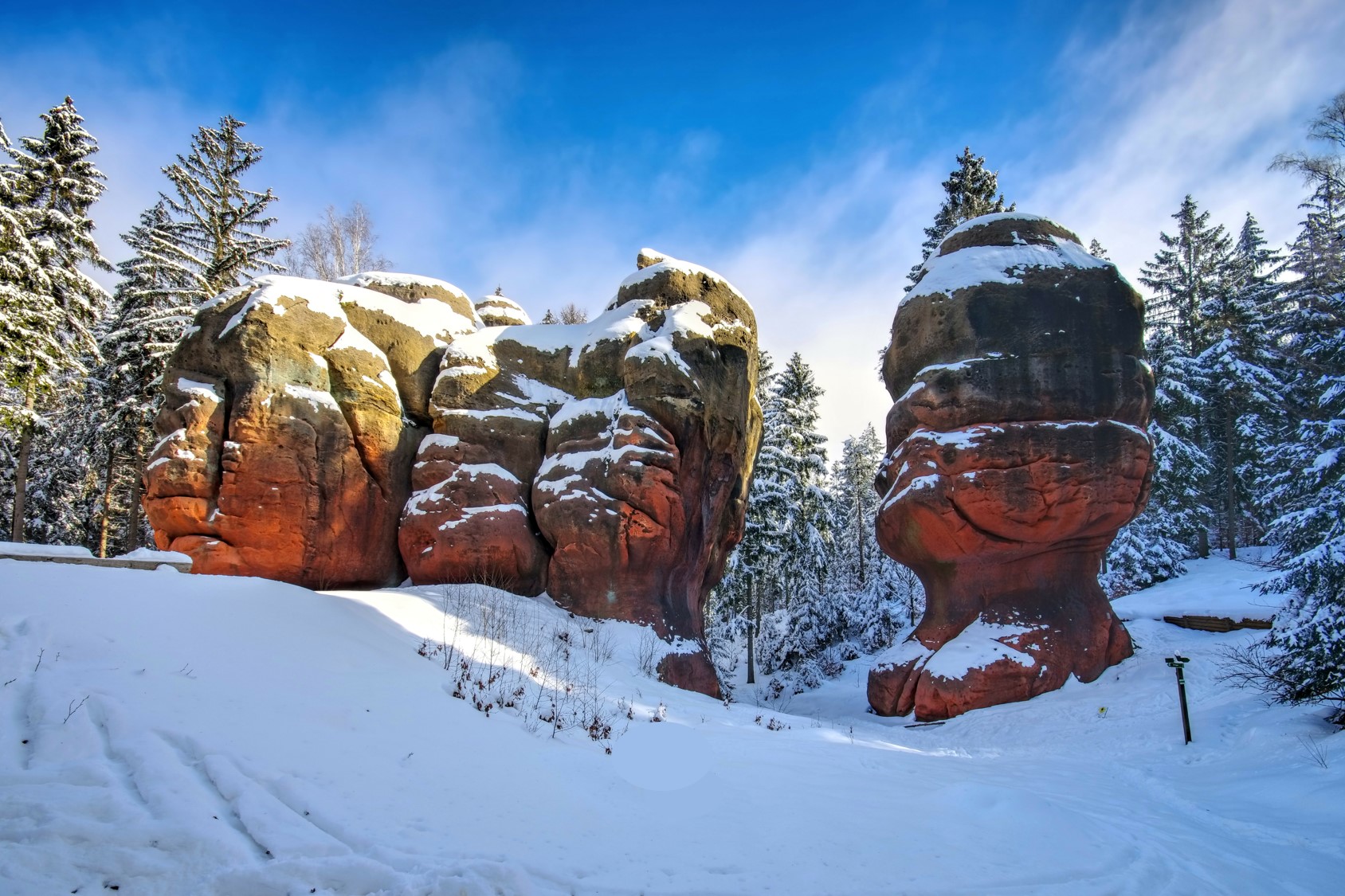 Zittauer Gebirge Winter Hotel Urlaub